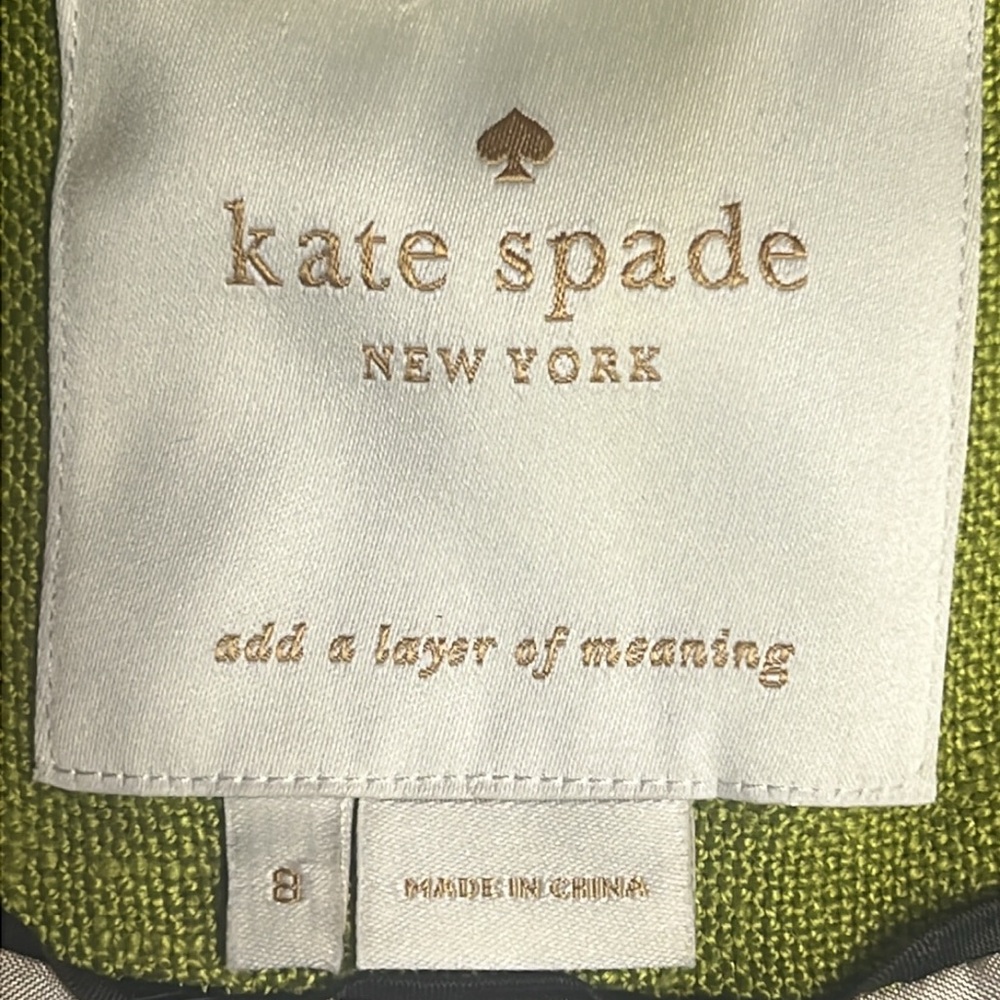 Kate Spade Cropped Open Front Jacket - Picture 8 of 13